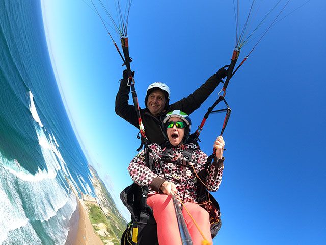 Vuelo Bautizo en parapente con vídeo y fotos incluidos sobre Sopela
